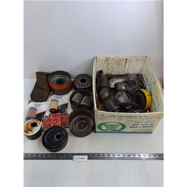 Box of Assorted Small Engine Parts