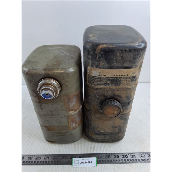 (2) Small Engine Fuel Tanks - Cannot Ship