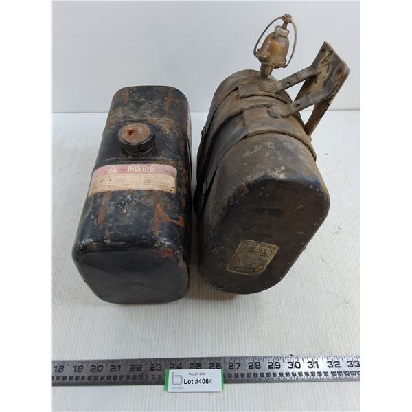 (2) Small Engine Fuel Tanks - Cannot Ship