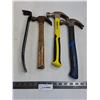 Image 1 : (3) Hammers, Pry Bar