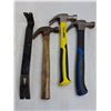 Image 2 : (3) Hammers, Pry Bar