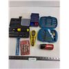 Image 1 : Various Tool Kits, Drill Bits, Laser Line, Milwaukee Battery