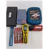 Image 2 : Various Tool Kits, Drill Bits, Laser Line, Milwaukee Battery