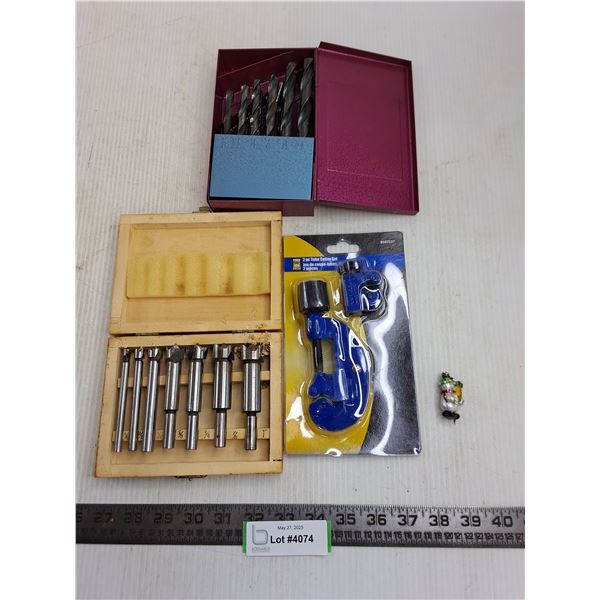 (2) Drill Bit Kits, Power Fist Tube Cutter