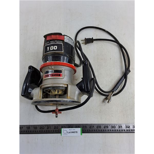 Sears Craftsman Electric Router - Tested
