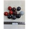Image 1 : Set of 10 Hard Balls - Possibly Massage Therapy