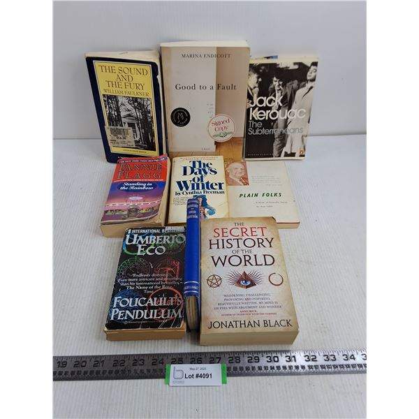 (9) Books (Secret History of the World, Good to a Fault, Plain Folks)