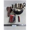 Image 1 : Basket, Columbia Bicycle Seat, Vans Handle Bars, Misc.