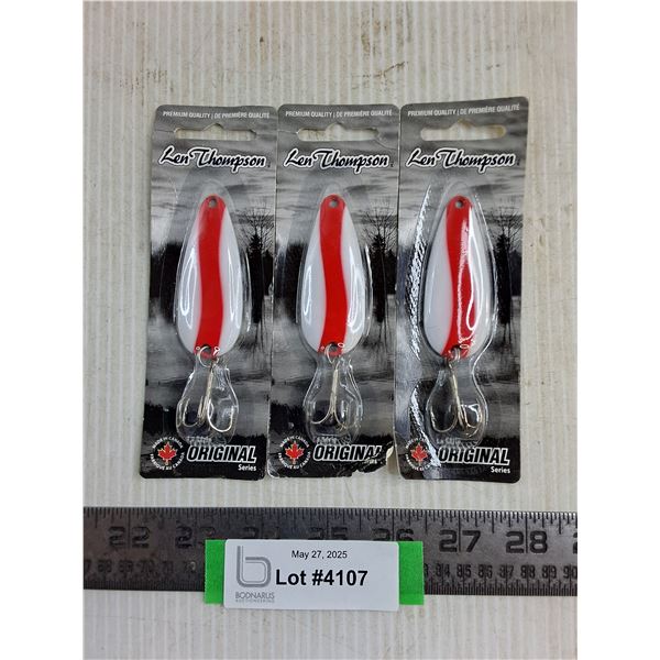 (3) Len Thompson Fish Lures - Sealed