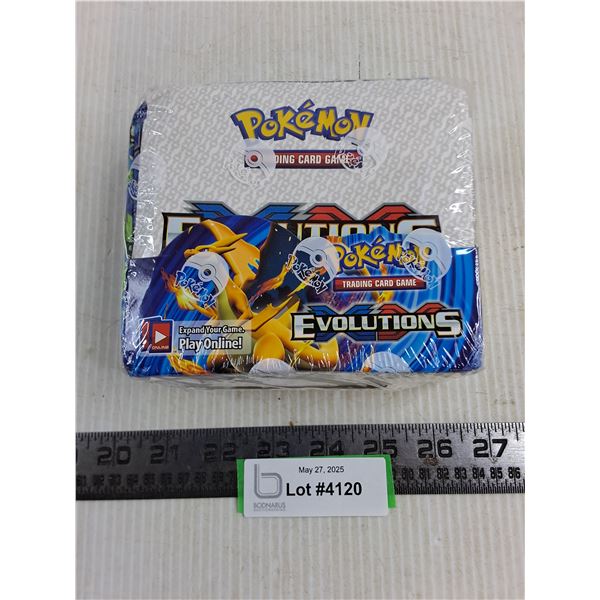 Pokemon "Evolutions" Sealed Case of Playing Cards - Authenticity Not Guaranteed