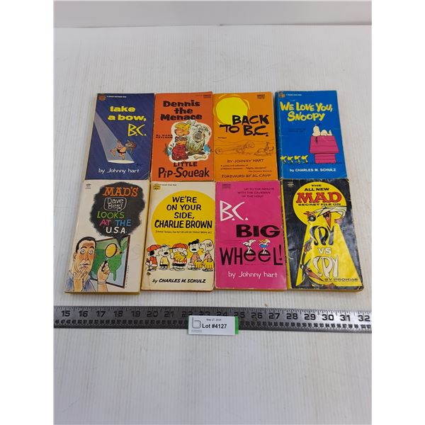 (8) Vintage Comic Books (BC, Mad, Snoopy)