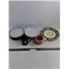 Image 1 : Dishes Lot (Denby & Home Discovery), Mugs (Starbucks, Nightmare Before Christmas)