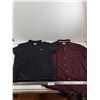 Image 1 : (2) Aeropostale Collared T-Shirts (A87 Large, Burgundy XL)