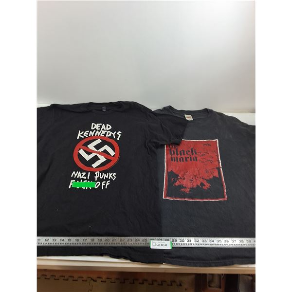 (2) XL Slogan T-Shirts