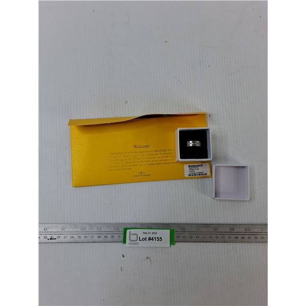 Moissanite Ring with GRA Certificate- CANNOT AUTHENTICATE