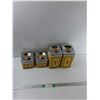 Image 1 : (4) Metal Canisters
