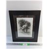 Image 1 : Framed Horse Wall Art Print 18 x 14"