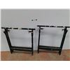 Image 1 : (2) Foldable Saw Horses 33 x 30", Cannot Ship
