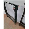 Image 3 : (2) Foldable Saw Horses 33 x 30", Cannot Ship