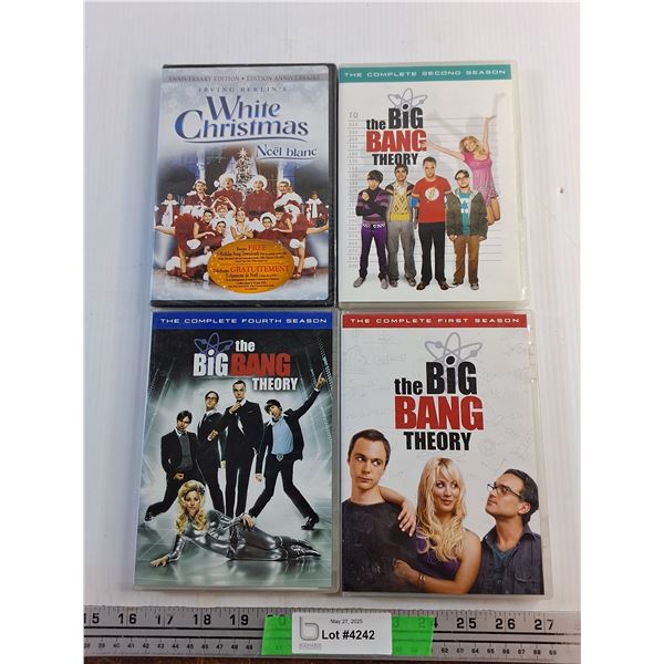 The Big Bang Theory and White Christmas DVD Movies