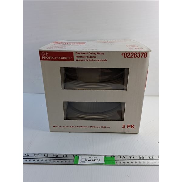 2 pk Flushmount Ceiling Fixture
