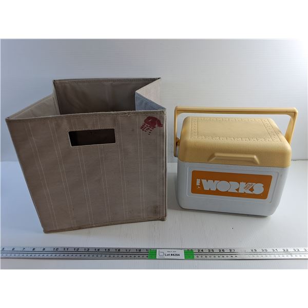 Folding Tote Box and The Works Cooler