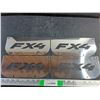 Image 1 : (4) FX4 Mud Flap Covers 10 x 4 1/2"