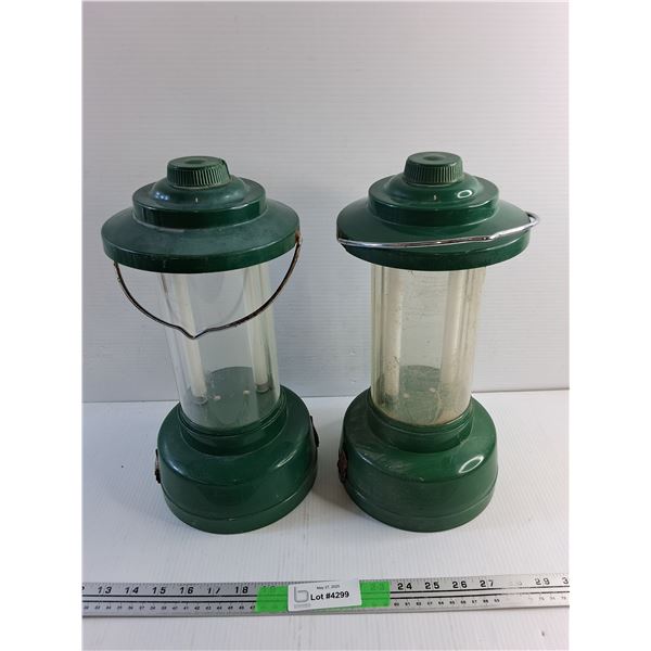 (2)  Dorcy Electric Lanterns - As Is