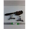 Image 1 : Pipe Wrench and (2) Taps