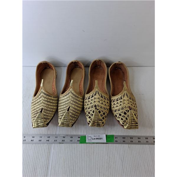 (2) Pairs of Middle Eastern Shoes, Approx. Size 9