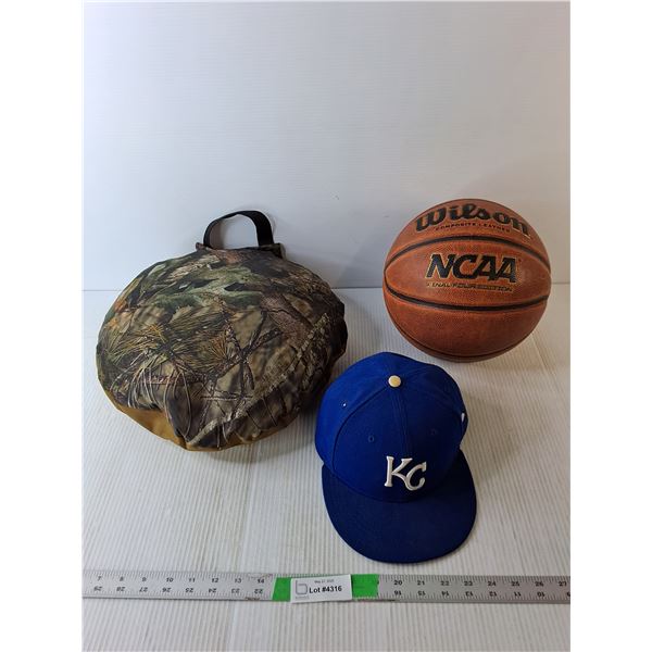 Kansas City Royals Hat, Wilson Basketball, Heat-A-Seat