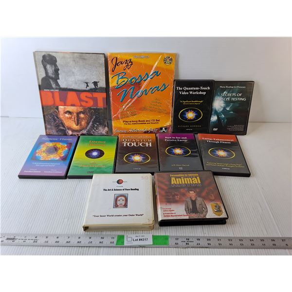 Blast Comic Book, Jazz Song Book, Psychology/Science DVDS/CDs