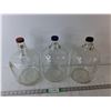 Image 1 : (3) Glass Jugs Up to 12" Tall, Cannot Ship