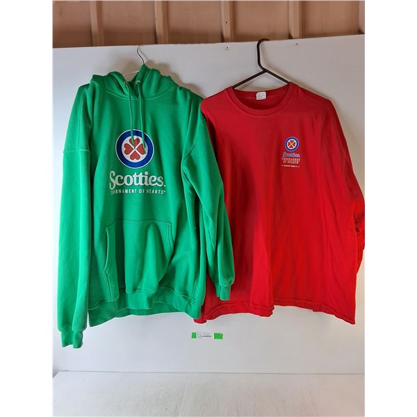 Scotties Tournament of Hearts Hoodie-2XL & Long Sleeve Shirt-3XL