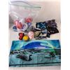 Image 2 : Miscellaneous Stress Balls, Neck Warmers, Interactive Pig Toy, Kids' Book