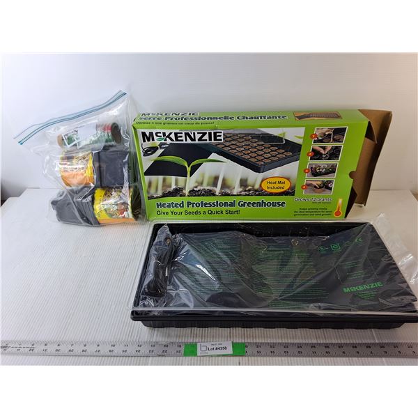 McKenzie Heated Professional Greenhouse & Planting Pots