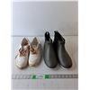 Image 1 : (2) Adult Shoes- Hush Puppies- 11 & LFH Duck Boots- 27