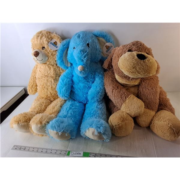(3) Goffa Stuffed Animals Up to 36" Long