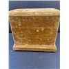Image 7 : Velour Greecian Theme Jewelry Box w/ Drawers on Inside & Mirrors - 9.5" x 11" x 6"