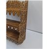 Image 4 : Wooden Fretwork Shelf - 23" x 17" x 7" - CANNOT SHIP - Some Wear