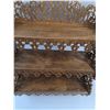 Image 5 : Wooden Fretwork Shelf - 23" x 17" x 7" - CANNOT SHIP - Some Wear