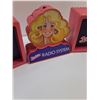Image 2 : Retro Barbie Radio System w/Two Speakers - Untested, May Need Batteries, As Is