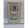 Image 1 : Metal Craft Dimensional Ballerina Picture in Frame - 10" x 16"