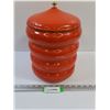 Image 1 : MCM Orange Bee Hive Stacking Canister Set - 13" x 7"