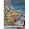 Image 2 : * Vintage Canadian Map Denoyer-Geppart Series - Some Drawing/Wear - 65" x 75"  - CANNOT SHIP