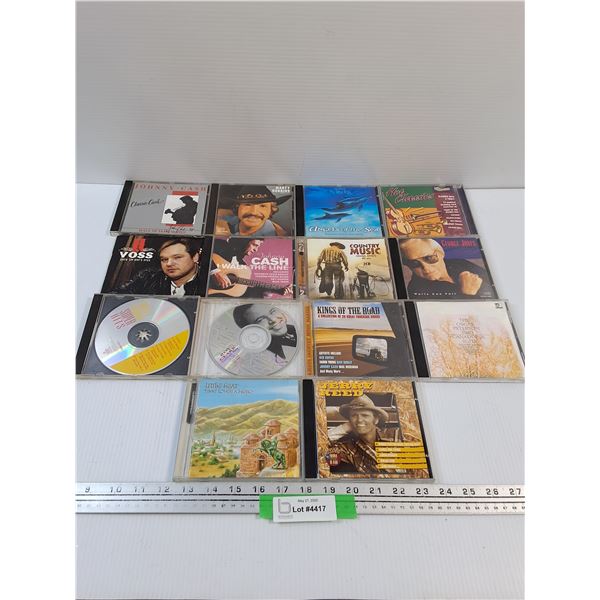 (14) CDS: Country/Western - Johnny Cash, Marty Robbins, George Jones, Misc
