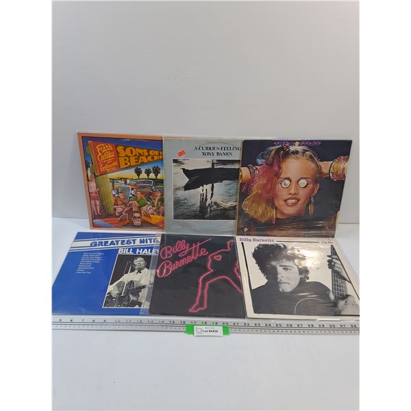 (6) Records: The Bottles, Billy Burnette, Bill Haley, Sons of the Beaches