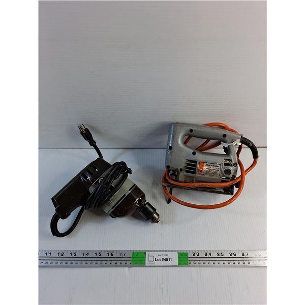 Black & Decker Jig Saw and Drill - As Is