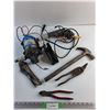 Image 1 : Water Pump, Power Timing Light, Wise Grips, Tin Shears, Hammer and Wire Cutter