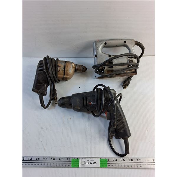 Black & Decker Drills and Jig Saw - As Is